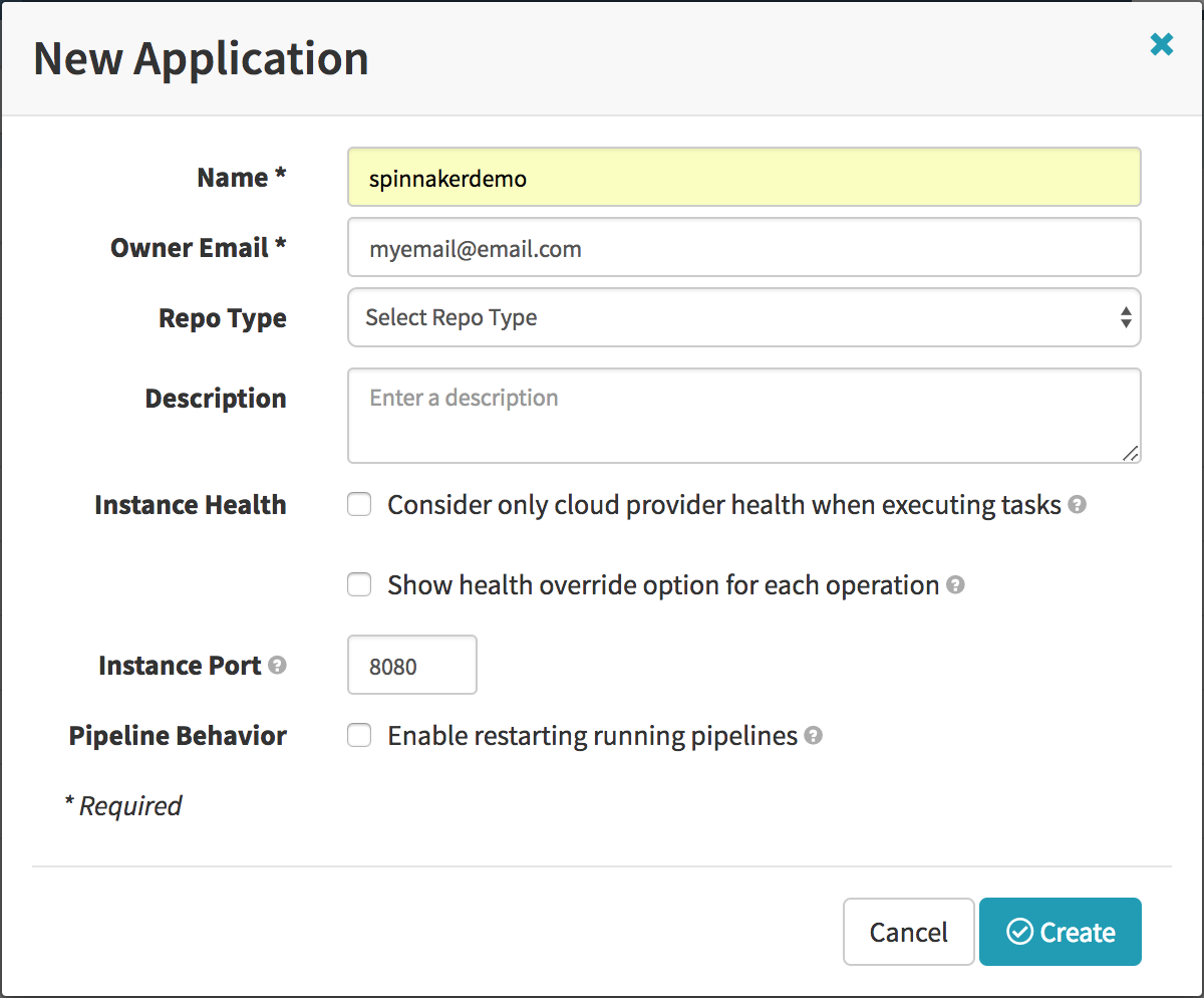 New application